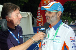 Henri Pescarolo interviewed by Jean-Luc Roy of Motors TV