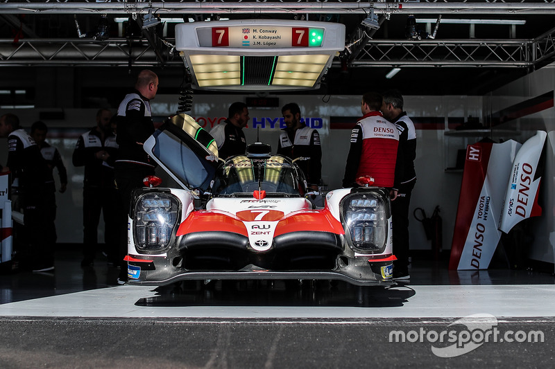 #7 Toyota Gazoo Racing Toyota TS050: Mike Conway, Alexander Wurz, Jose Maria Lopez, Sébastien Buemi, Anthony Davidson