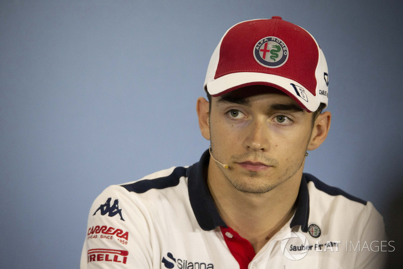 Charles Leclerc, Sauber en conférence de presse