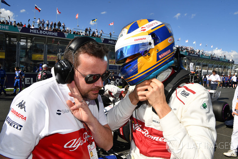 Marcus Ericsson, Sauber, in griglia
