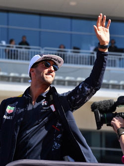 Daniel Ricciardo, Red Bull Racing on the drivers parade