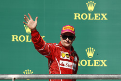 Third place Kimi Raikkonen, Ferrari