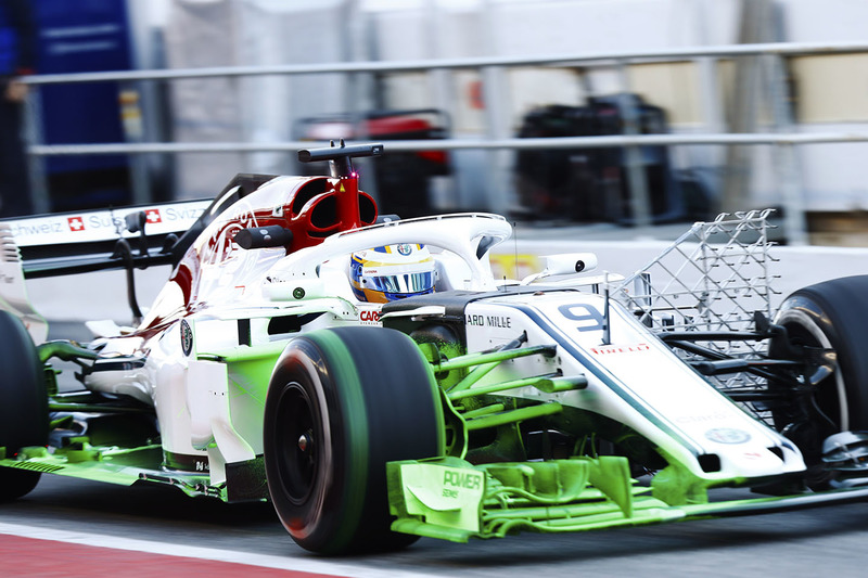 Marcus Ericsson, Sauber C37, avec du flow-vis