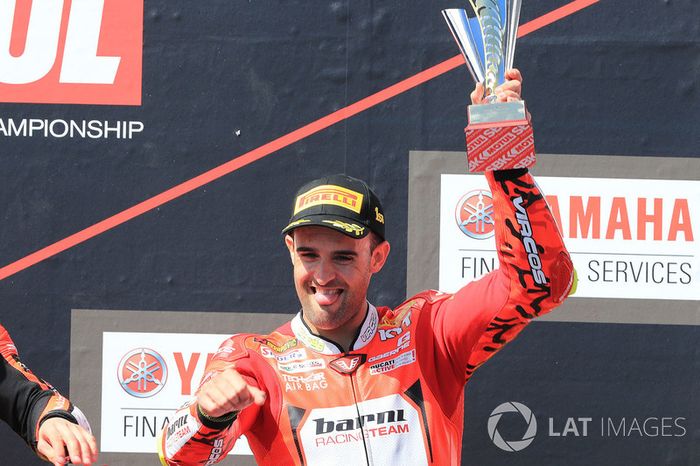 Podium: third place Xavi Fores, Barni Racing Team