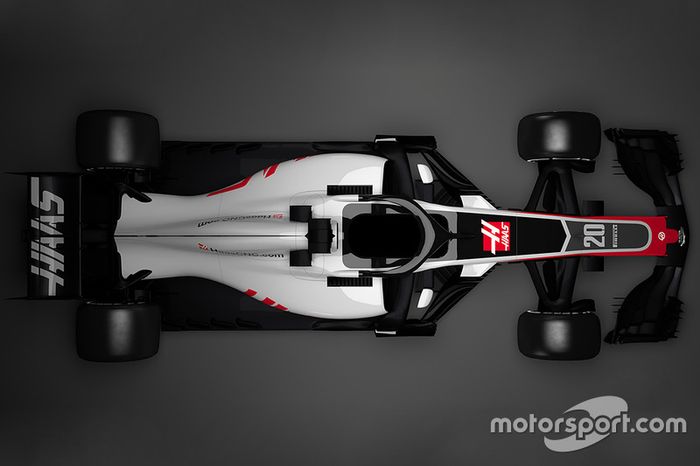 Haas F1 Team 2018 livery