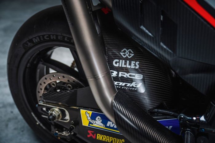 Detalle de la KTM RC16 de MotoGP 2023