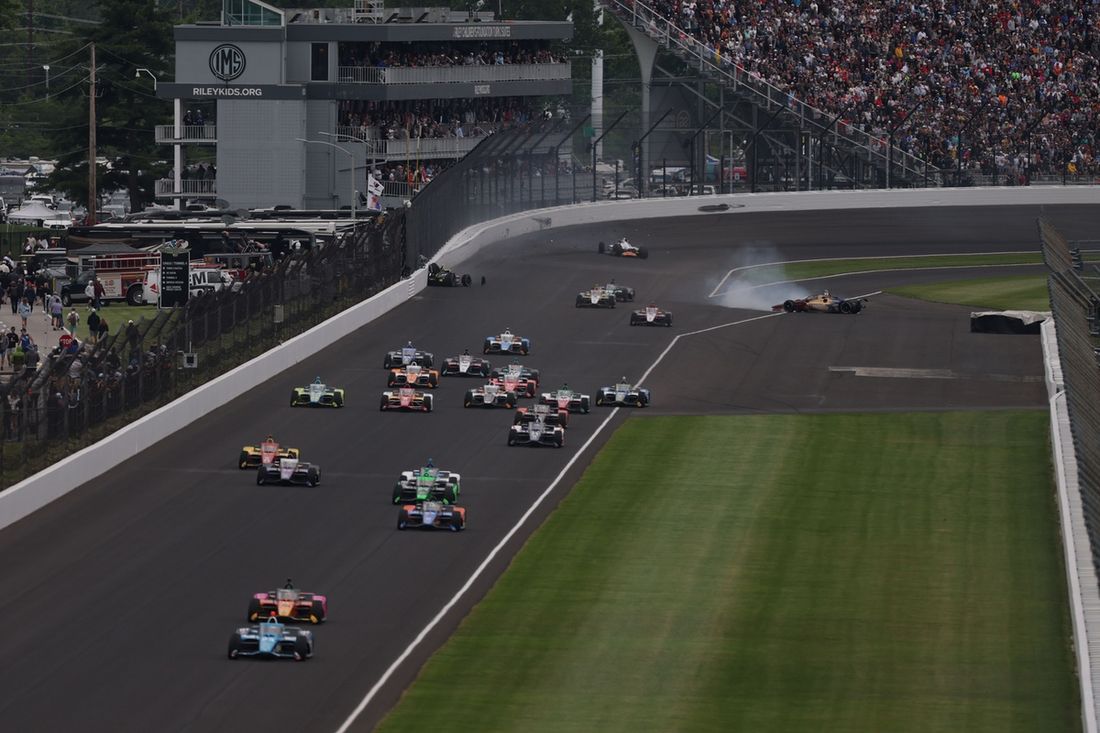 Kyle Larson, Arrow McLaren, Sting Ray Robb, Juncos Hollinger Racing