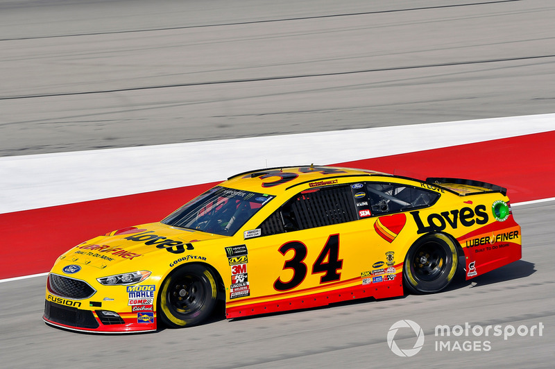 Michael McDowell, Front Row Motorsports, Ford Fusion Love's/ Luber Finer