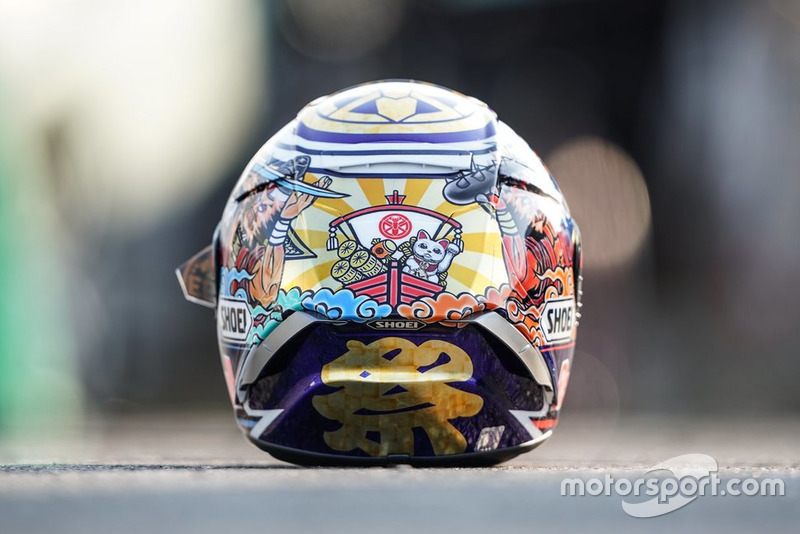 Casco con imagen especial de Marc Marquez, Repsol Honda Team