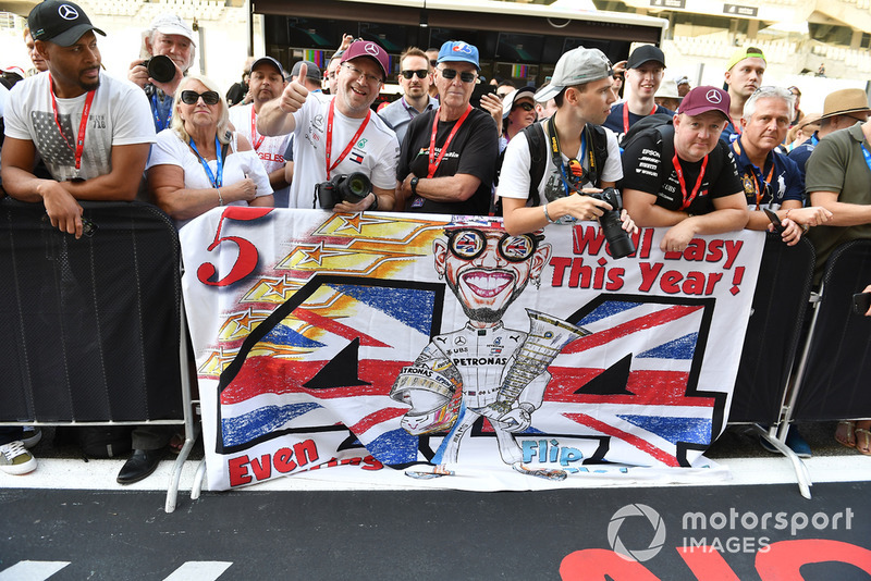 Des fans de Lewis Hamilton, Mercedes AMG F1