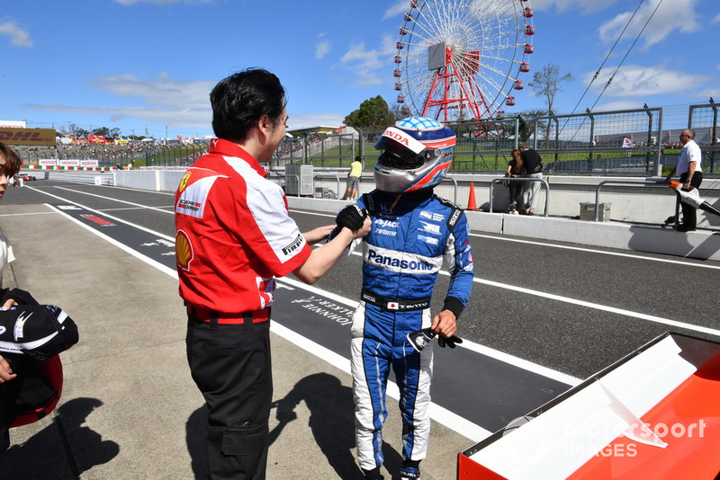 Takuma Sato at Legends F1 30th Anniversary Lap Demonstration