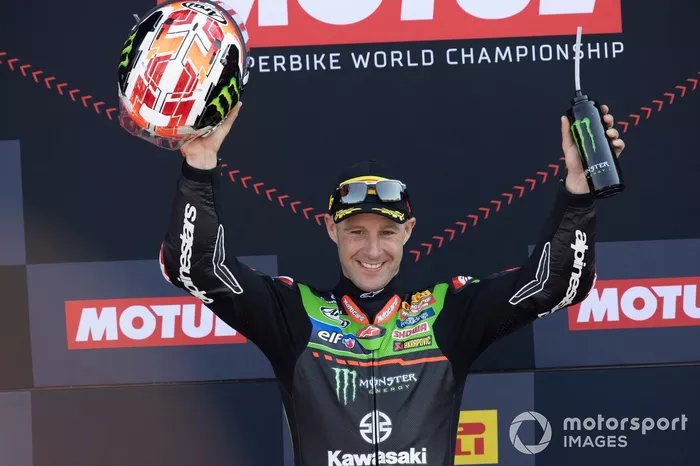 Podio: ganador Jonathan Rea, Kawasaki Racing Team WSBK