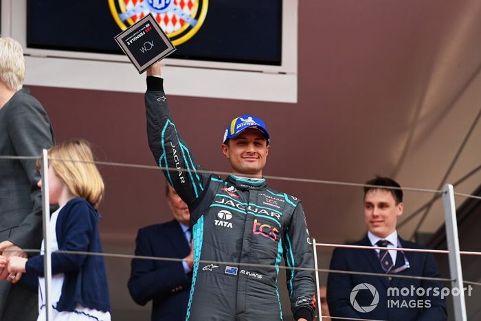 Podio: segundo lugar Mitch Evans, Jaguar Racing