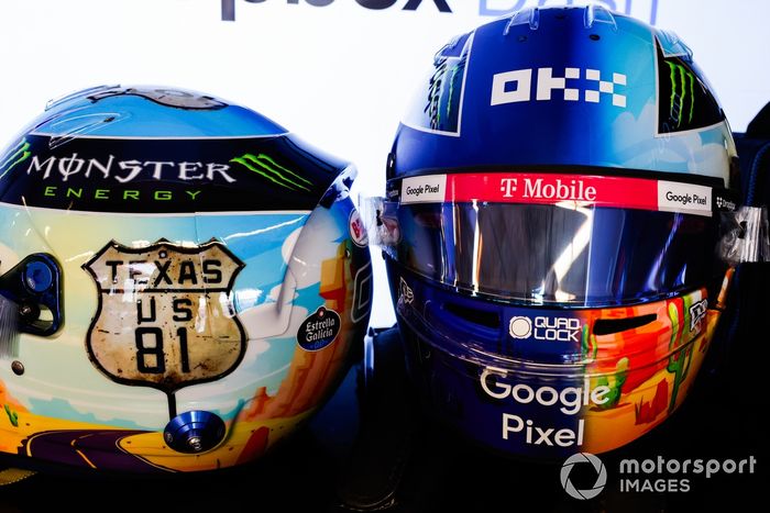 Cascos de Oscar Piastri, McLaren F1 Team