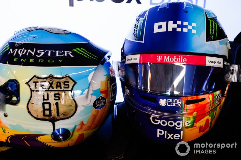 Helmets of Oscar Piastri, McLaren F1 Team