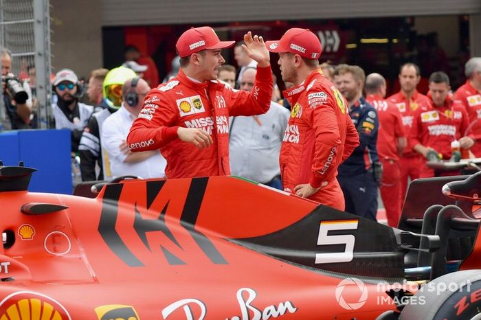 Charles Leclerc e Sebastian Vettel