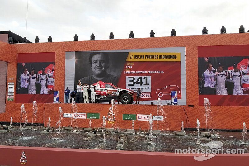 #341 Ssangyong Motorsport Koorando DKR: Oscar Fuertes Aldanondo, Diego Vallejo