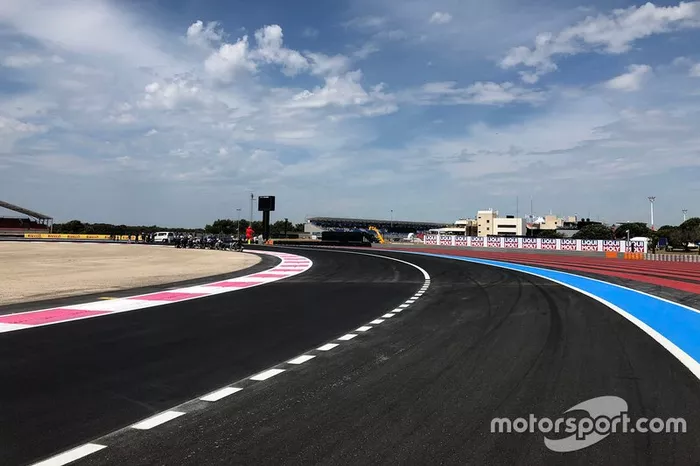 Detalle del pitlane de Paul Ricard