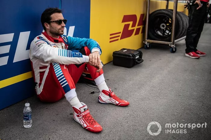 Jérôme d'Ambrosio, Mahindra Racing, in griglia di partenza