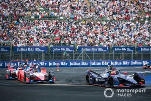 Robin Frijns, Virgin Racing, Audi e-tron FE06 Pascal Wehrlein, Mahindra Racing, M6Electro, Jérôme d'Ambrosio, Mahindra Racing, M6Electro