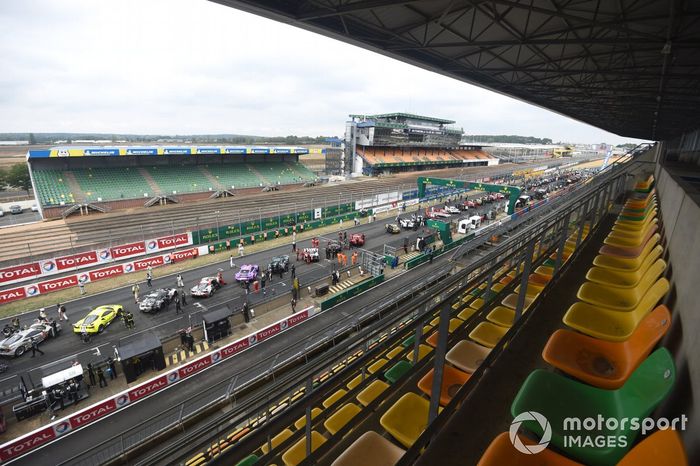 Aspectos de la parrilla de salida