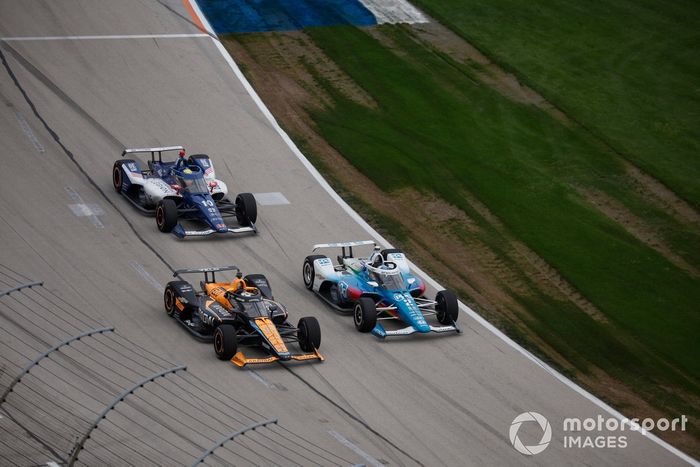 Josef Newgarden, Team Penske Chevrolet, Patricio O'Ward, Arrow McLaren Chevrolet