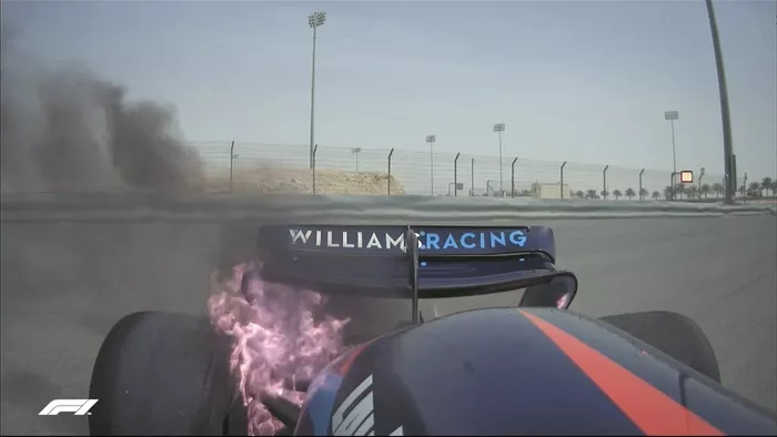 Incendio del Williams de Latifi