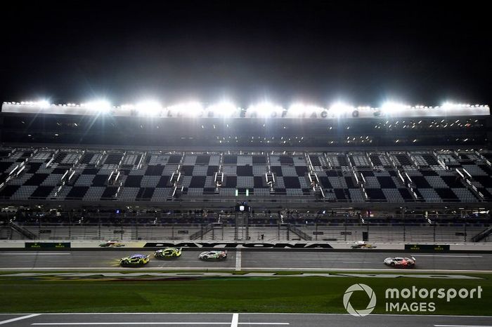#12 AIM Vasser Sullivan Lexus RC F GT3, GTD: Frank Montecalvo, Townsend Bell, Aaron Telitz, Jeff Segal, #14 AIM Vasser Sullivan Lexus RC F GT3, GTD: Richard Heistand, Jack Hawksworth, Austin Cindric, Nick Cassidy