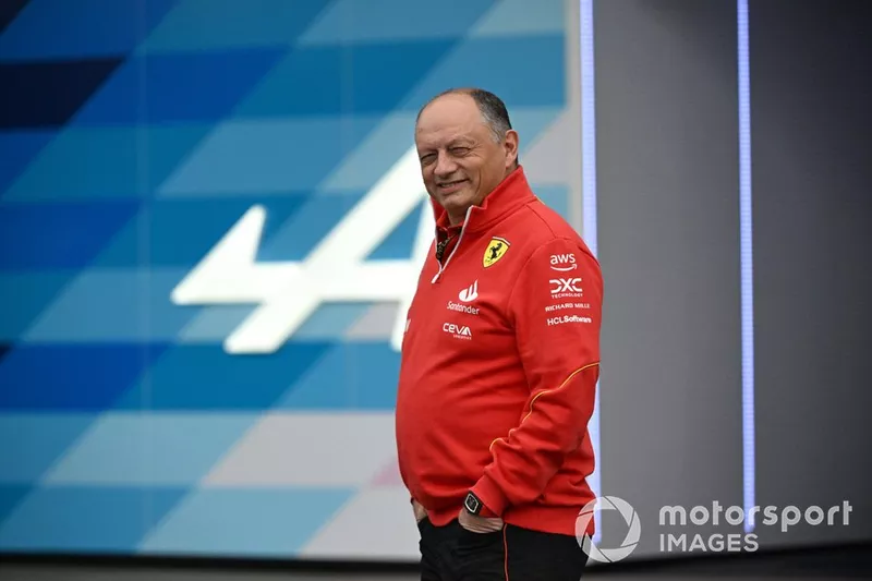 Frederic Vasseur, directeur de l'équipe et directeur général de la Scuderia Ferrari 