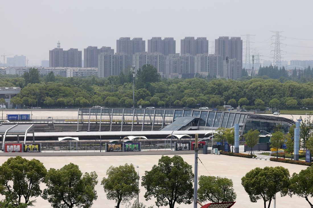 Atmosfera w Szanghaju