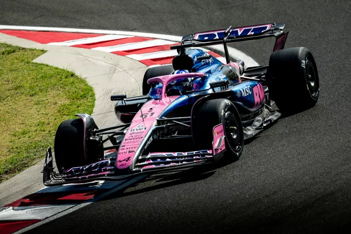 Paul Aron, Alpine, Pirelli testing Hungaroring