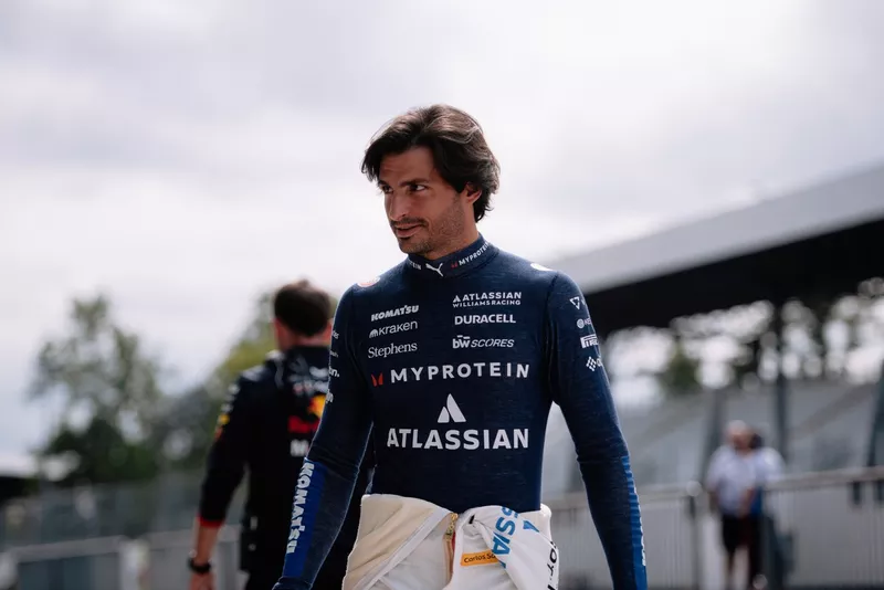 Carlos Sainz, Williams, essais Pirelli Monza
