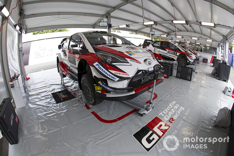 Toyota Gazoo Racing, Toyota Yaris WRC , Service Area