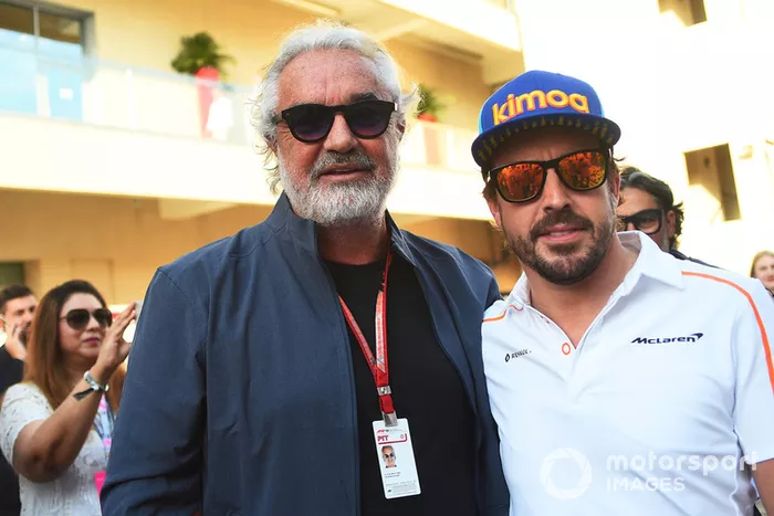 Flavio Briatore y Fernando Alonso, McLaren 