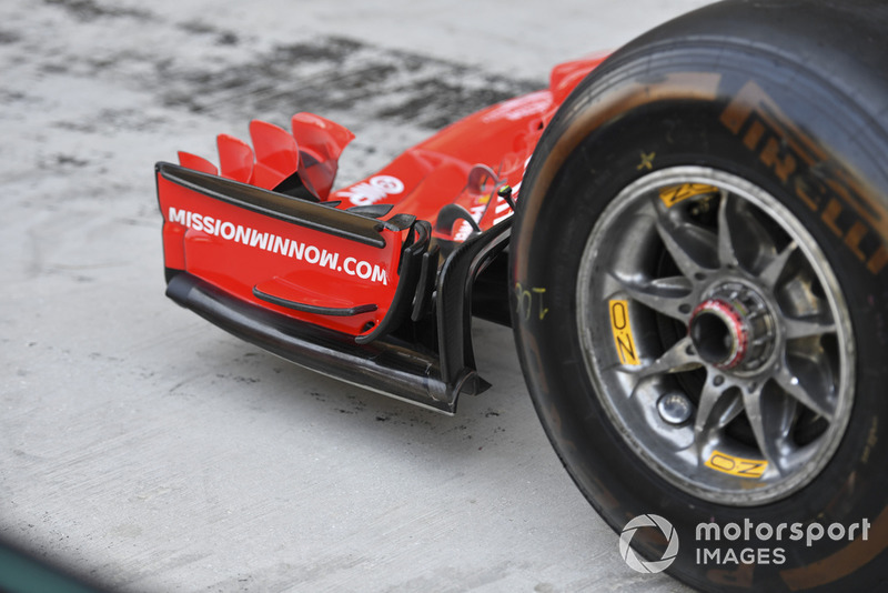 Ferrari SF71H front wing detail