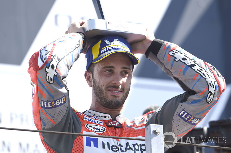 Подіум: переможець Андреа Довіціозо, Ducati Team