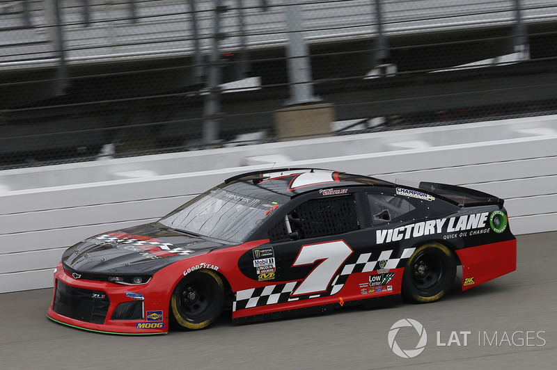 36. Garrett Smithley, Premium Motorsports, Chevrolet Camaro Victory Lane Quick Oil Change