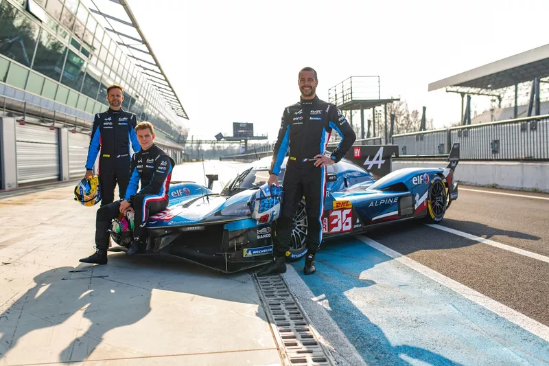 #36 Alpine Endurance Team Alpine A424: Mick Schumacher, Jules Gounon, Frederic Makowiecki