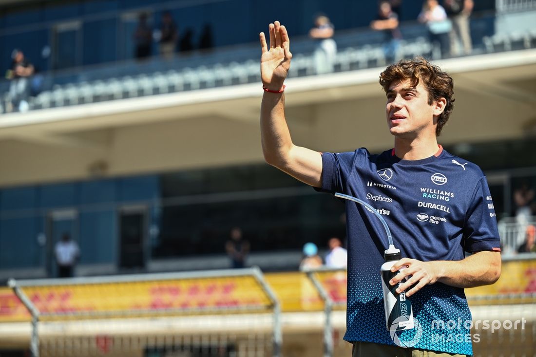 Franco Colapinto, Williams Racing na parada de pilotos