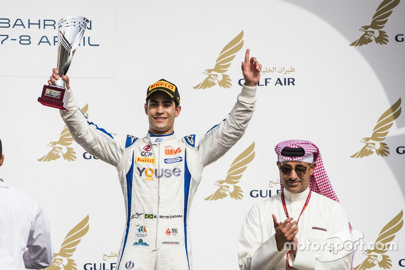 Podium: tercero, Sergio Sette Camara, Carlin