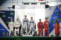 GT Pro Podium: #67 Ford Chip Ganassi Team UK Ford GT: Andy Priaulx, Harry Tincknell win