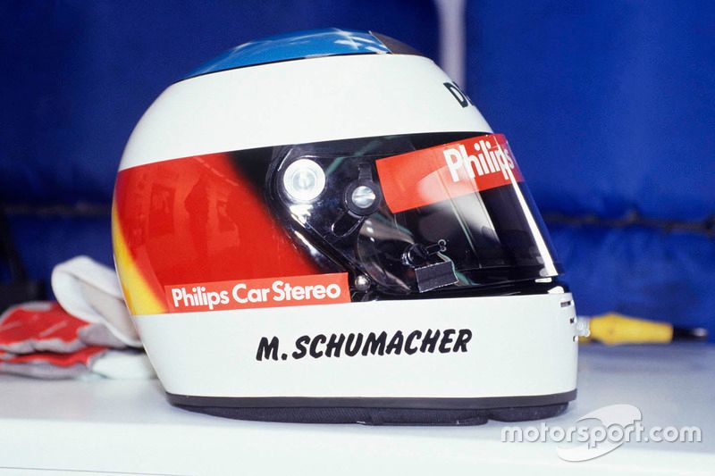 Casco de Michael Schumacher, Jordan