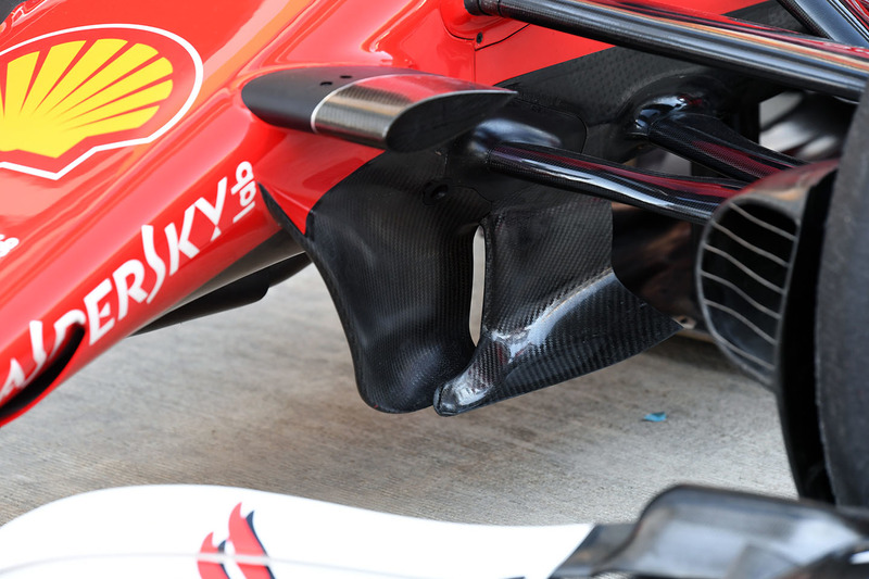 Ferrari SF70H detalle aero