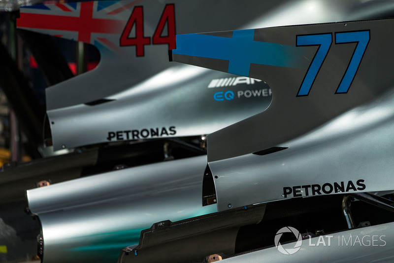 Mercedes AMG F1 F1 W08 bodywork detail