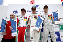 Podium: Winner Lance Stroll, Prema Powerteam Dallara F312 – Mercedes-Benz; second place Nick Cassidy, Prema Powerteam Dallara F312 – Mercedes-Benz; third place George Russell, HitechGP Dallara F312 – Mercedes-Benz