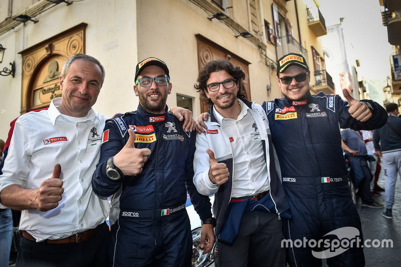 (da sx a dx) Fabrizio Fabbri, Giuseppe Testa, Eugenio Franzetti e  Daniele Mangiarott