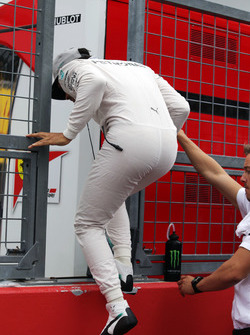 Lewis Hamilton, Mercedes AMG F1 en la parrilla