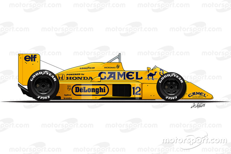 Lotus 99T conducido por Ayrton Senna (1987)