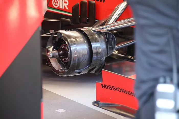 Freno delantero del Ferrari SF1000