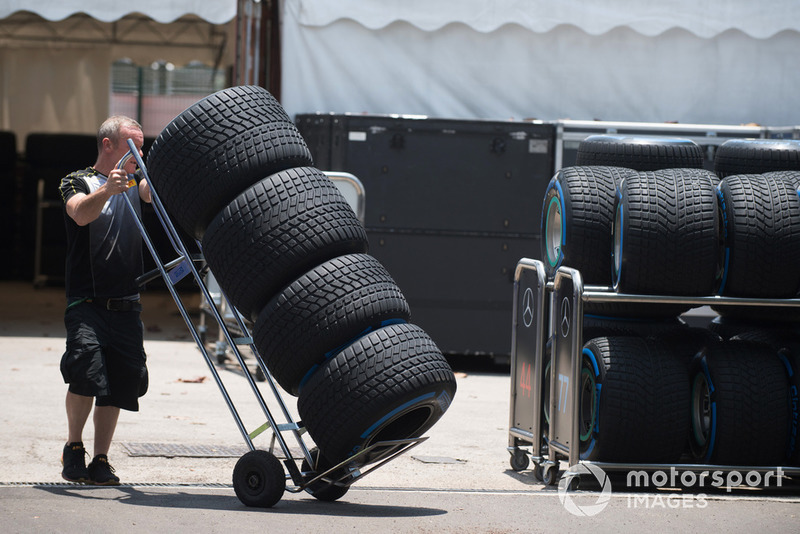 Ban basah Pirelli
